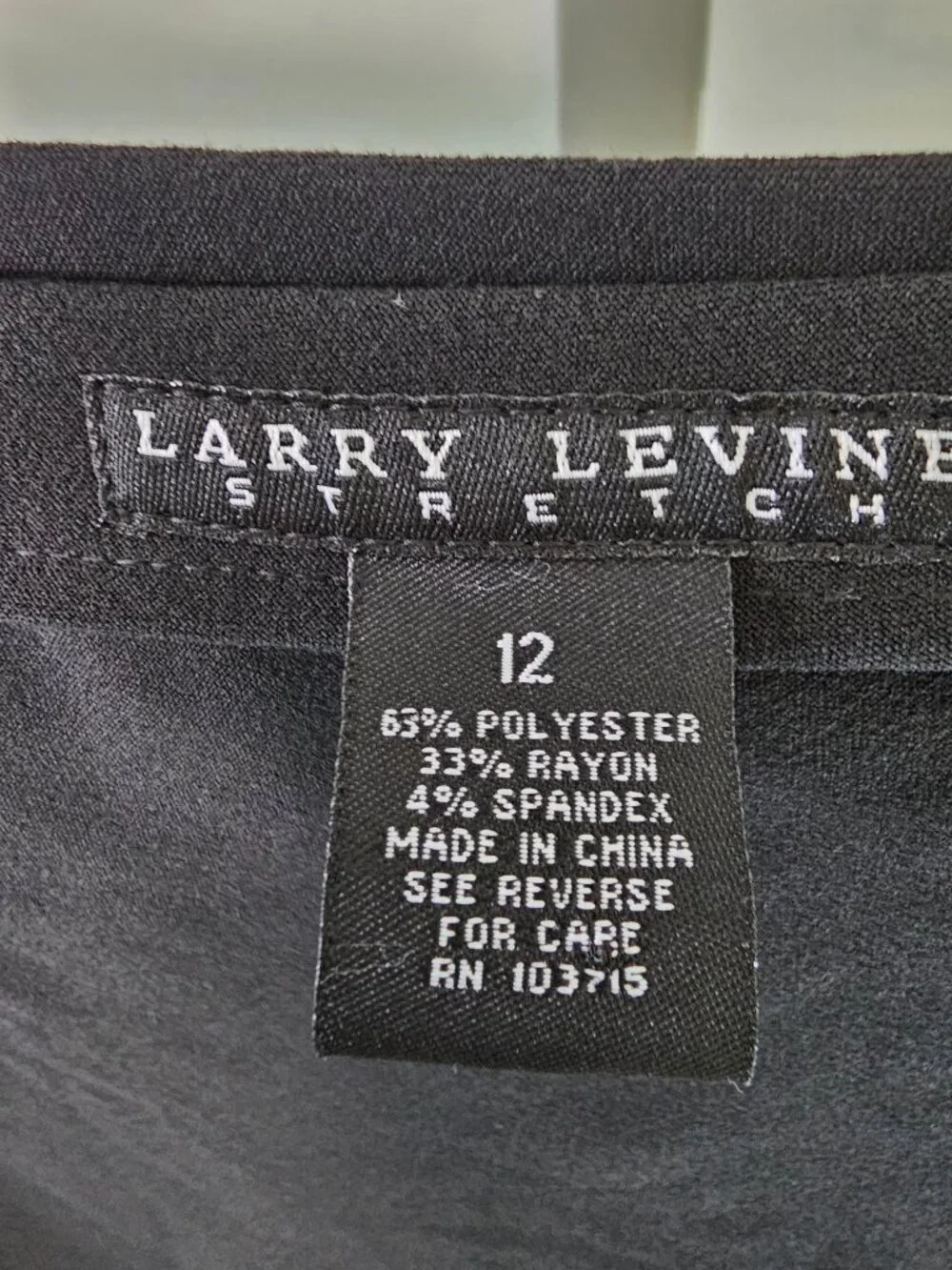 Larry Levine Skirt Black Midi Asymmetrical Goth Grunge 12